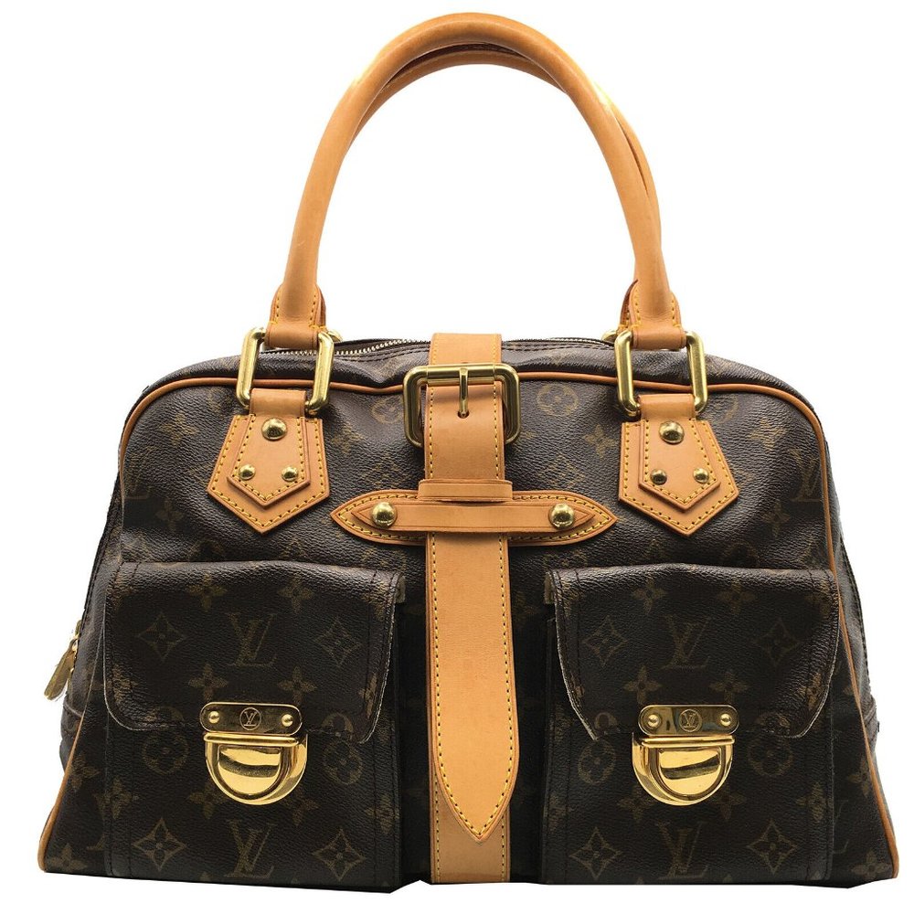 Manhattan GM Monogram Canvas Shoulder Bag